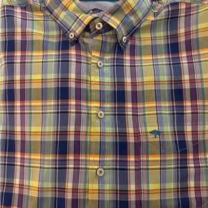 Fynch-Hatton Plaid Button-Down Shirt